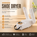 Portable Electric Shoe Dryer & Warmer – Smart Timer, Fast Drying