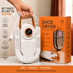 Portable Electric Shoe Dryer & Warmer – Smart Timer, Fast Drying