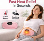 Portable Cordless Menstrual Heating Belt | Rechargeable Period Pain Relief Pad