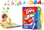Intelligence Book Sound Book for Children, English Letters & Words Learning Book, Fun Educational Toys. Activities with Numbers, Shapes Learning Book for Toddlers